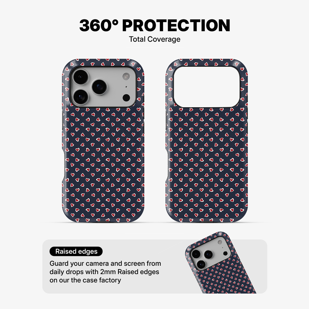 Falling Hearts Phone Case | One