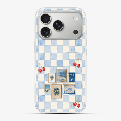 Sea Side Checker Phone Case