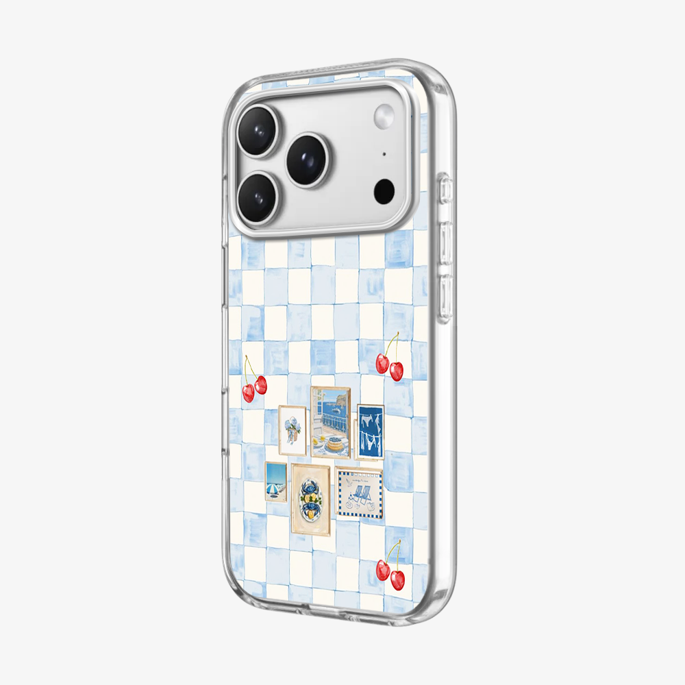 Sea Side Checker Phone Case