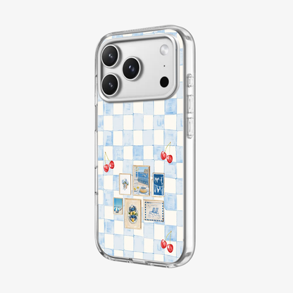 Sea Side Checker Phone Case