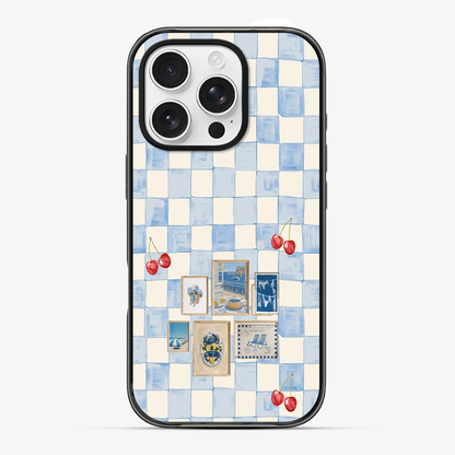 Sea Side Checker Phone Case