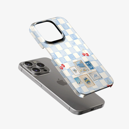Sea Side Checker Phone Case