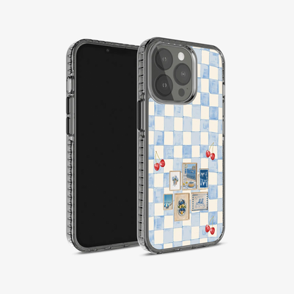 Sea Side Checker Phone Case