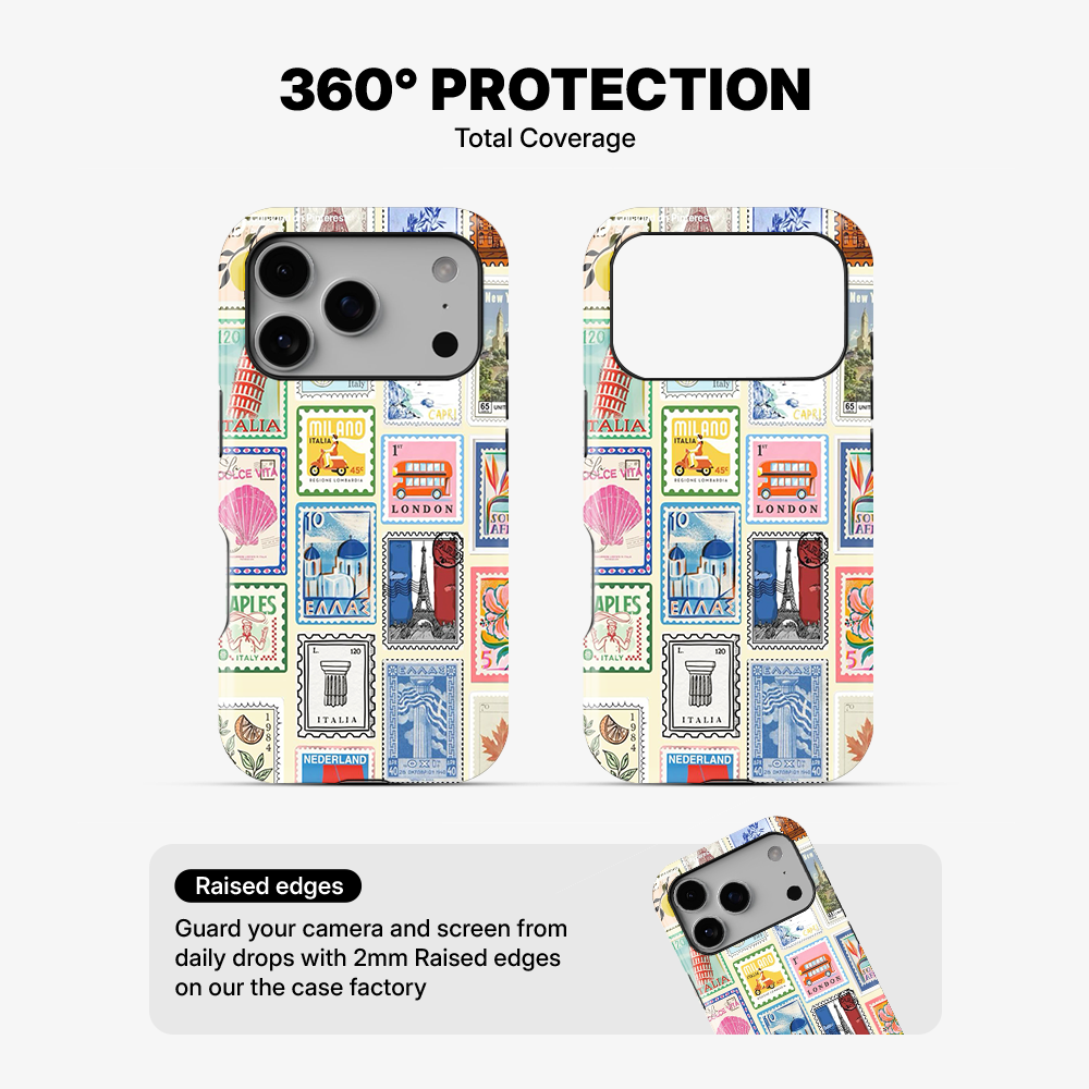 Multiple Stamps Phone Case