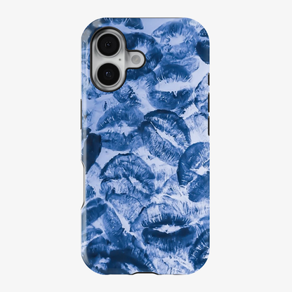 Blue Lips Pattern Phone Case
