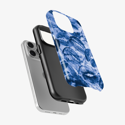 Blue Lips Pattern Phone Case