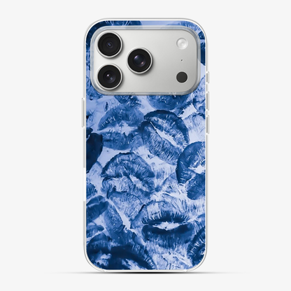Blue Lips Pattern Phone Case
