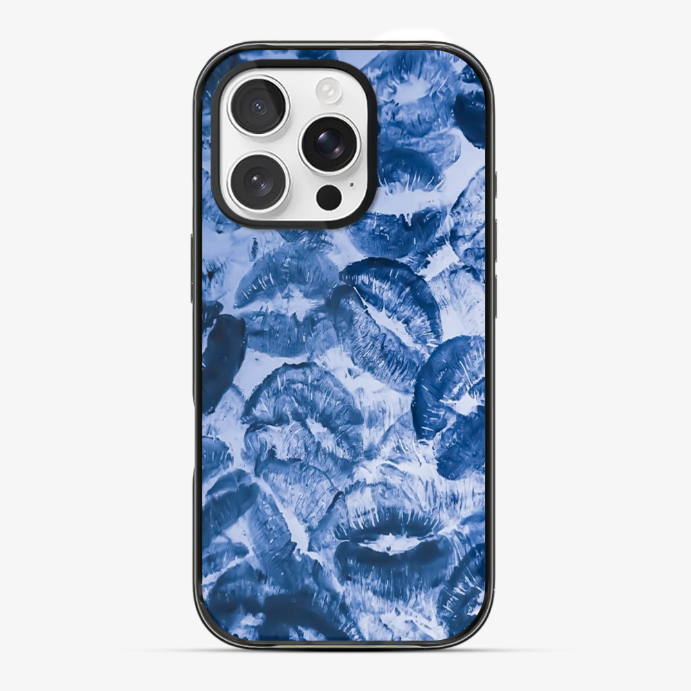 Blue Lips Pattern Phone Case