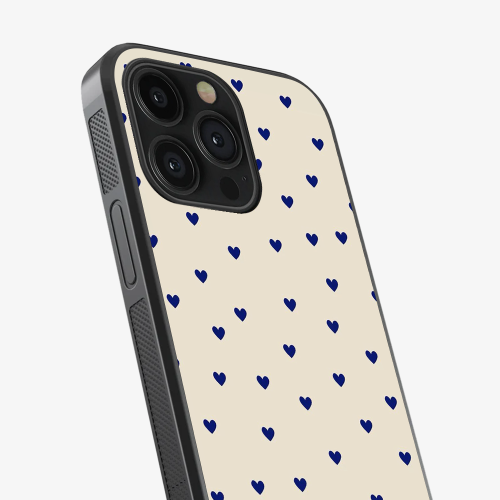 Blue Multiple Heart's Phone Case