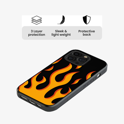 Flame Phone Case | Orange