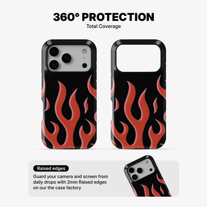 Flame Phone Case | Red