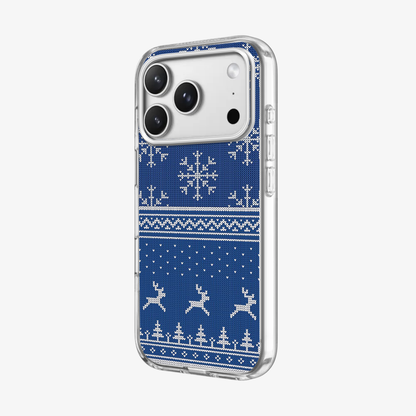 Christmas Navy Snowflake Phone Case