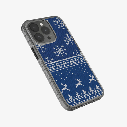 Christmas Navy Snowflake Phone Case