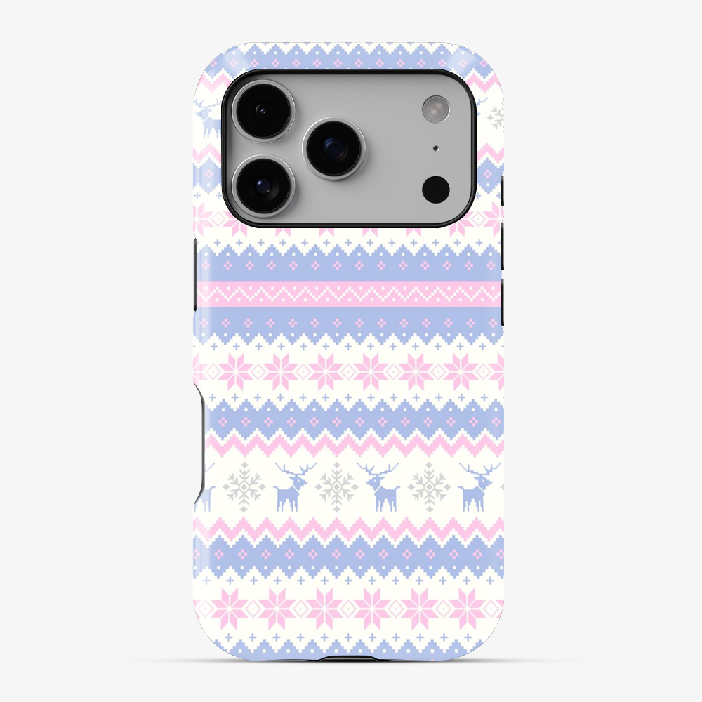 Christmas Pink Snowflake Phone Case