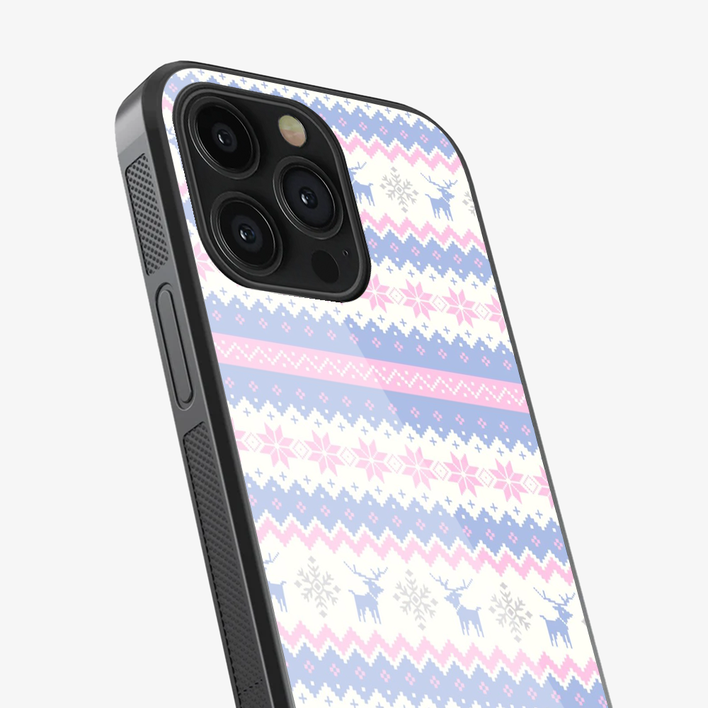 Christmas Pink Snowflake Phone Case