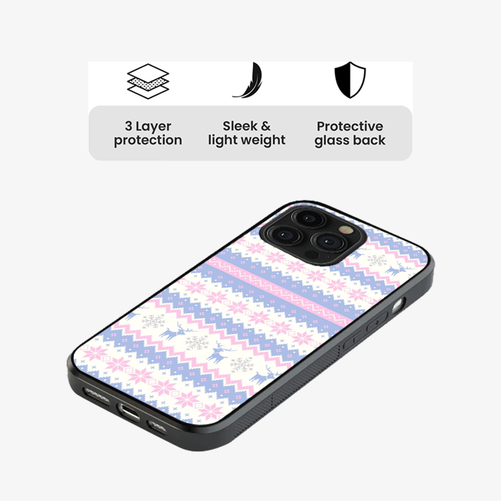 Christmas Pink Snowflake Phone Case