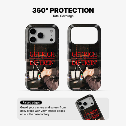 Get Rich Or Die Trying Phone Case