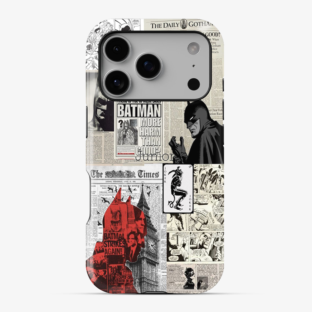 Batman Newspaper Phone Case