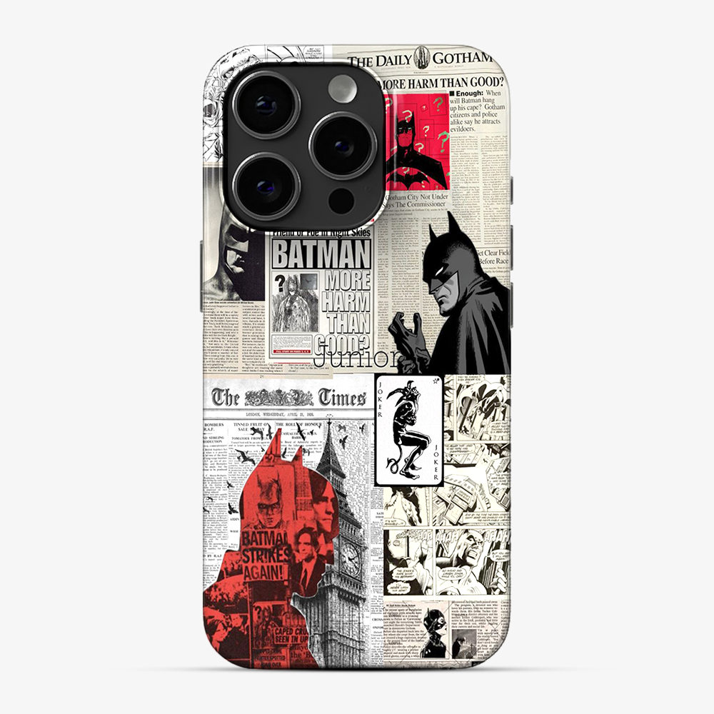 Batman Newspaper Phone Case