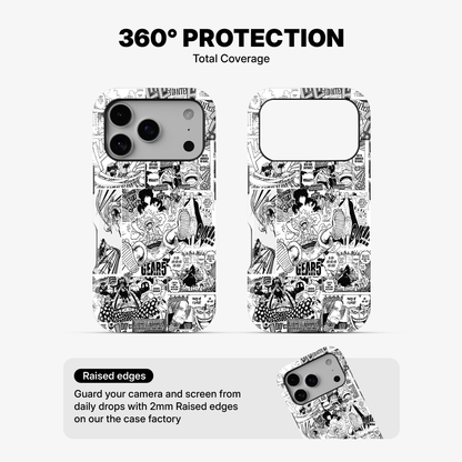 Luffy Newspaper Anime Phone Case