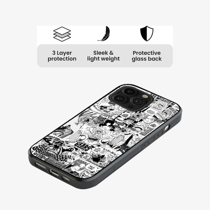 Luffy Newspaper Anime Phone Case