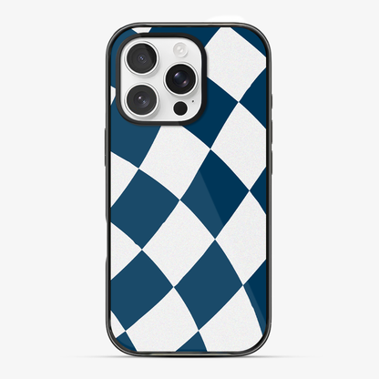 Blue & White Checkered Phone Case