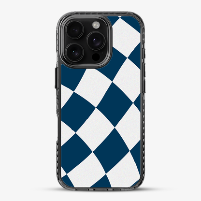 Blue & White Checkered Phone Case