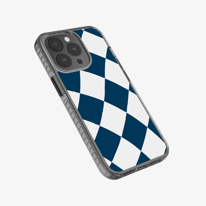 Blue & White Checkered Phone Case