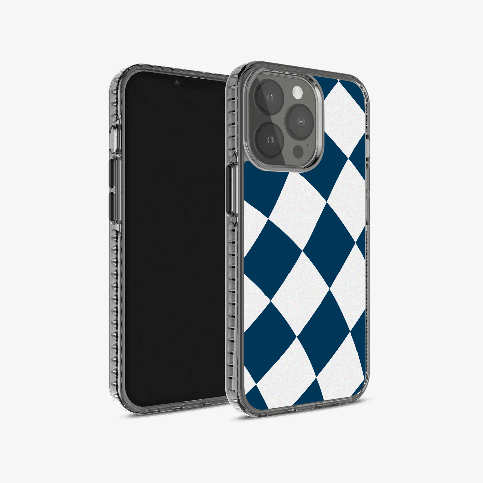 Blue & White Checkered Phone Case