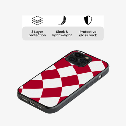 Red & White Checkered Phone Case