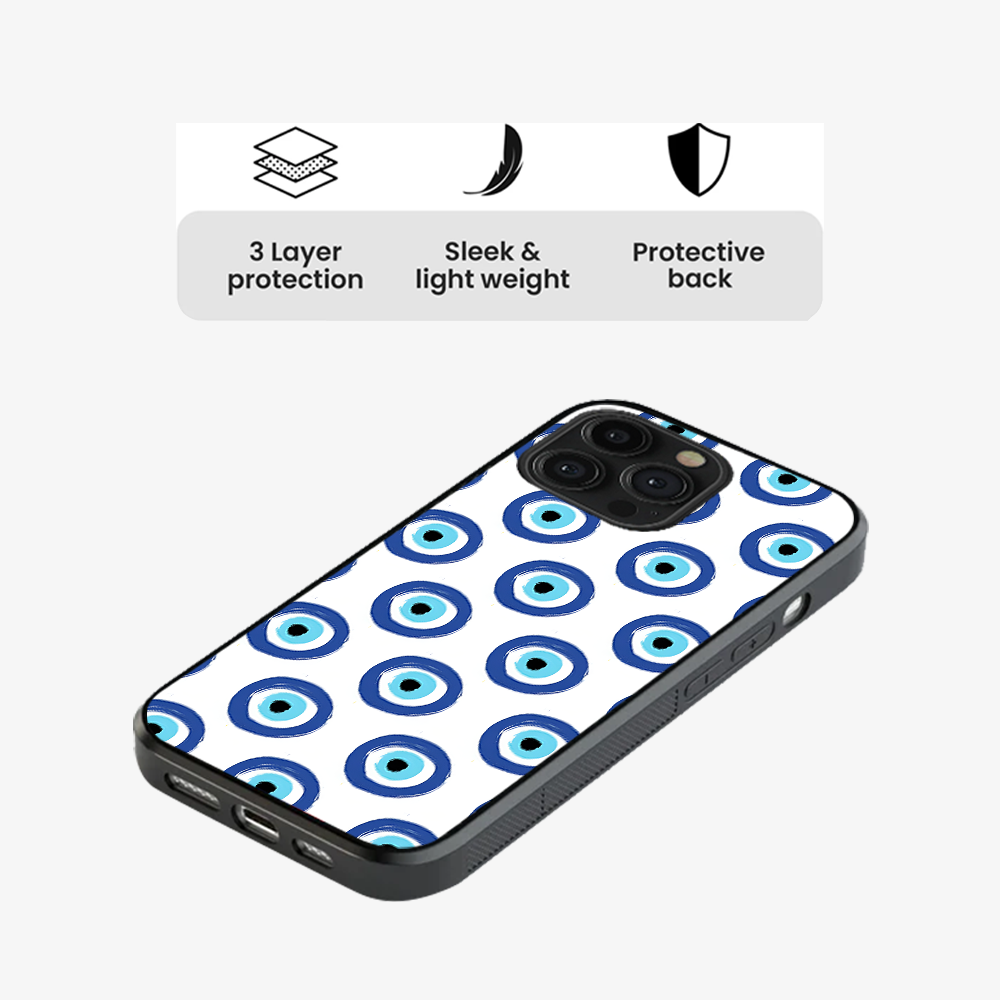 Round Evil Eye Phone Case