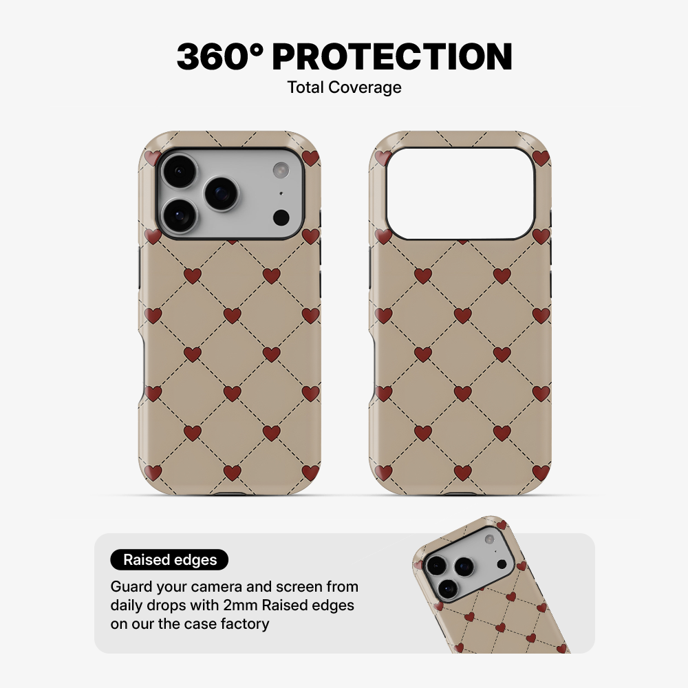 Heart Cross Phone Case