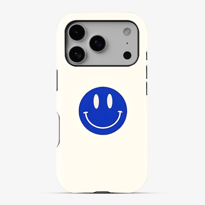 Blue Smiley Phone Case