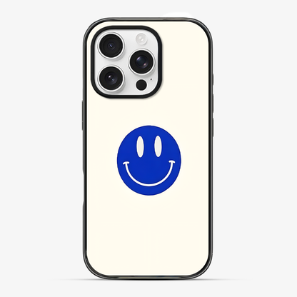 Blue Smiley Phone Case