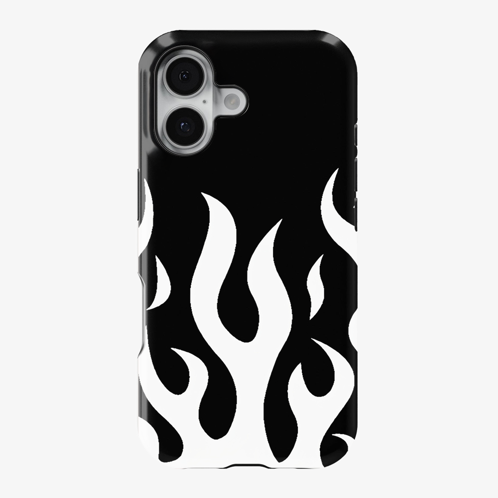 Flame Phone Case | White