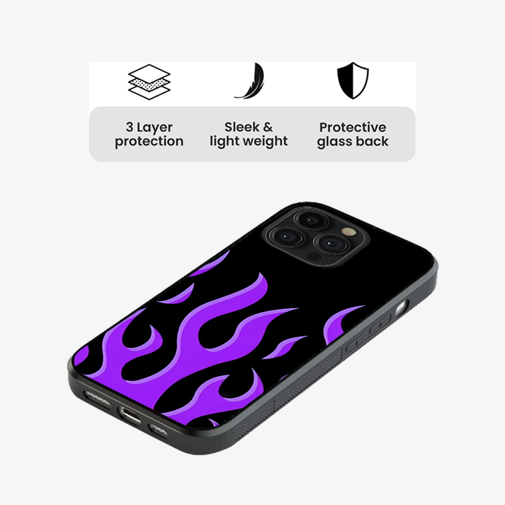 Flame | Purple Phone Case