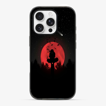 Anime Itachi Over a Moon Phone Case
