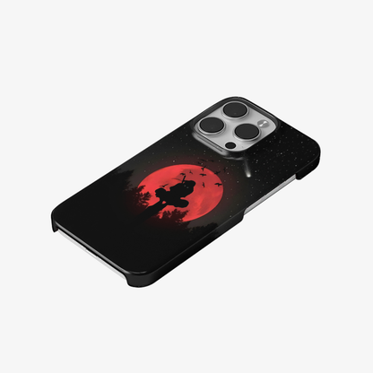 Anime Itachi Over a Moon Phone Case