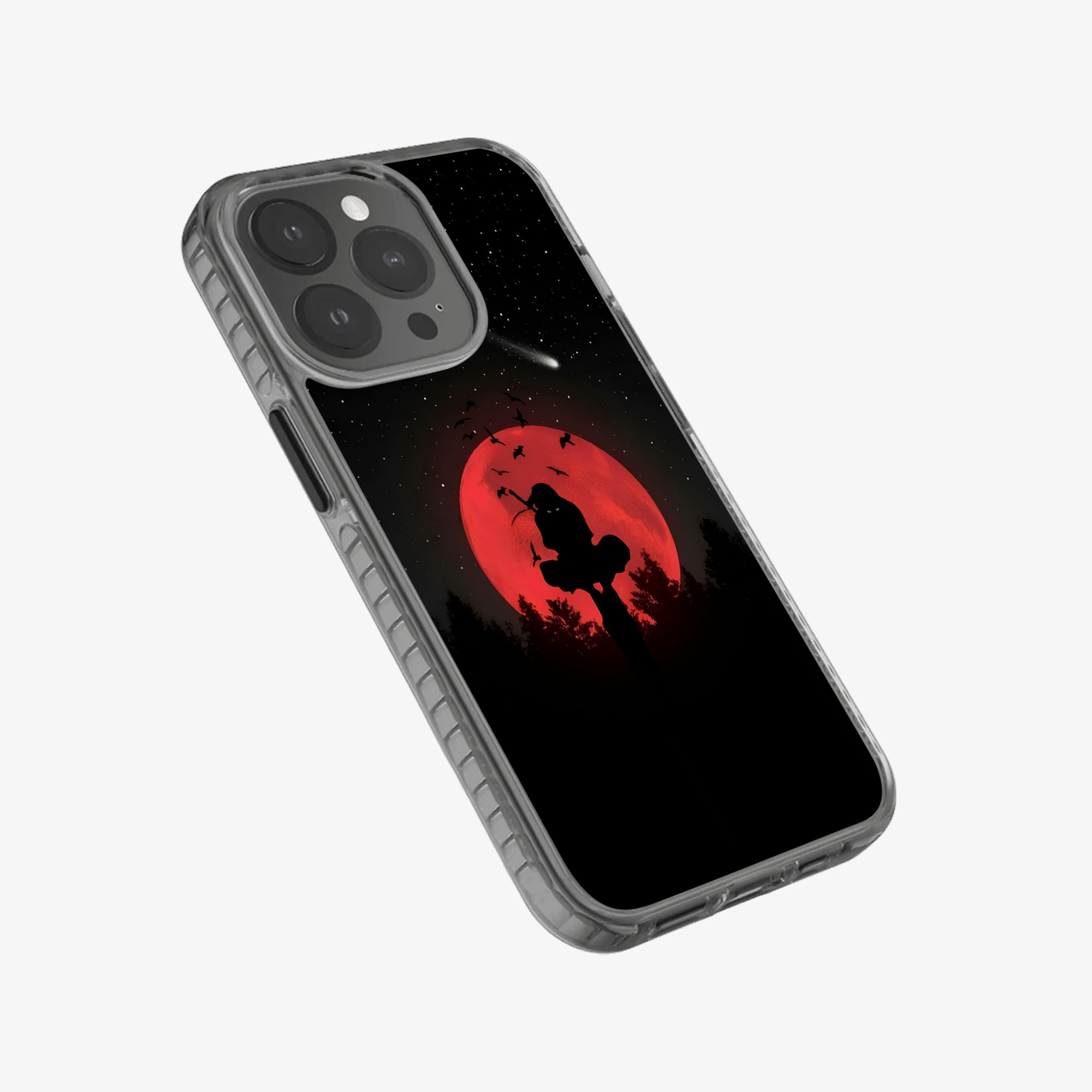 Anime Itachi Over a Moon Phone Case