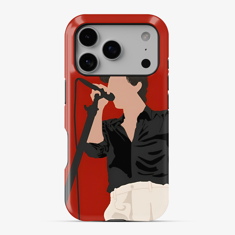 Harry Styles With A Mic Phone Case