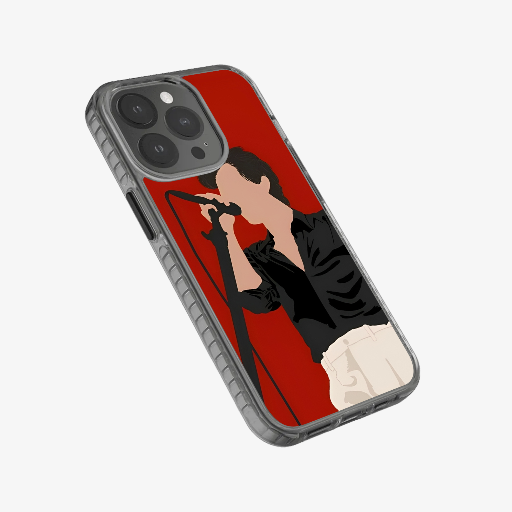 Harry Styles With A Mic Phone Case
