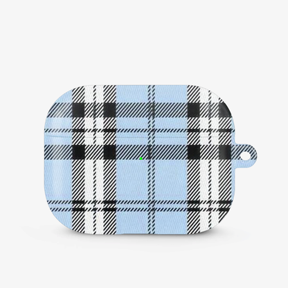 Plaid | Blue Airpods Case