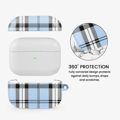 Plaid | Blue Airpods Case