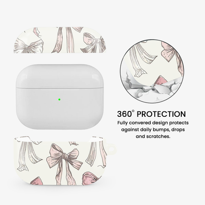 Coquette Tall Bow Airpods Case