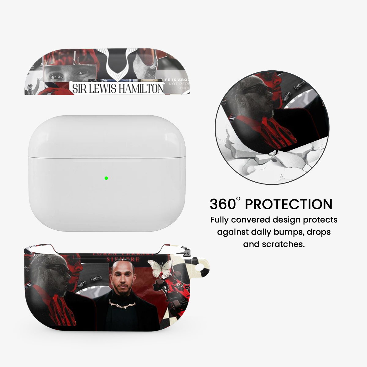 Lewis Hamilton Airpods Case | One