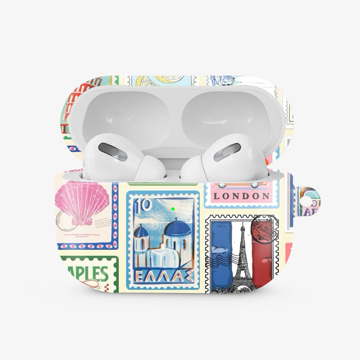 Multiple Stamps Airpods Case