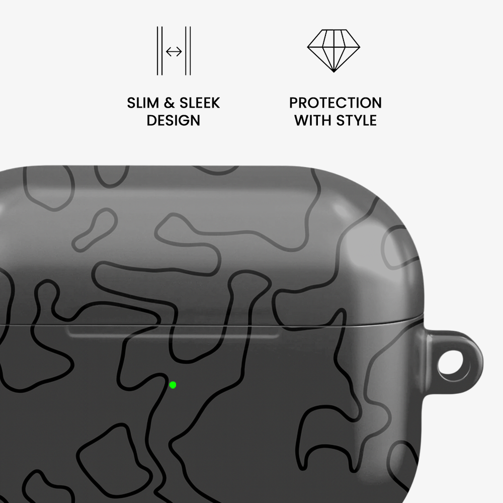 Black Rock Airpods Case
