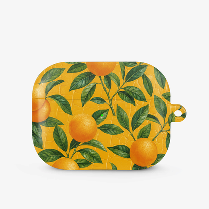 Orange Lemonade Airpods Case