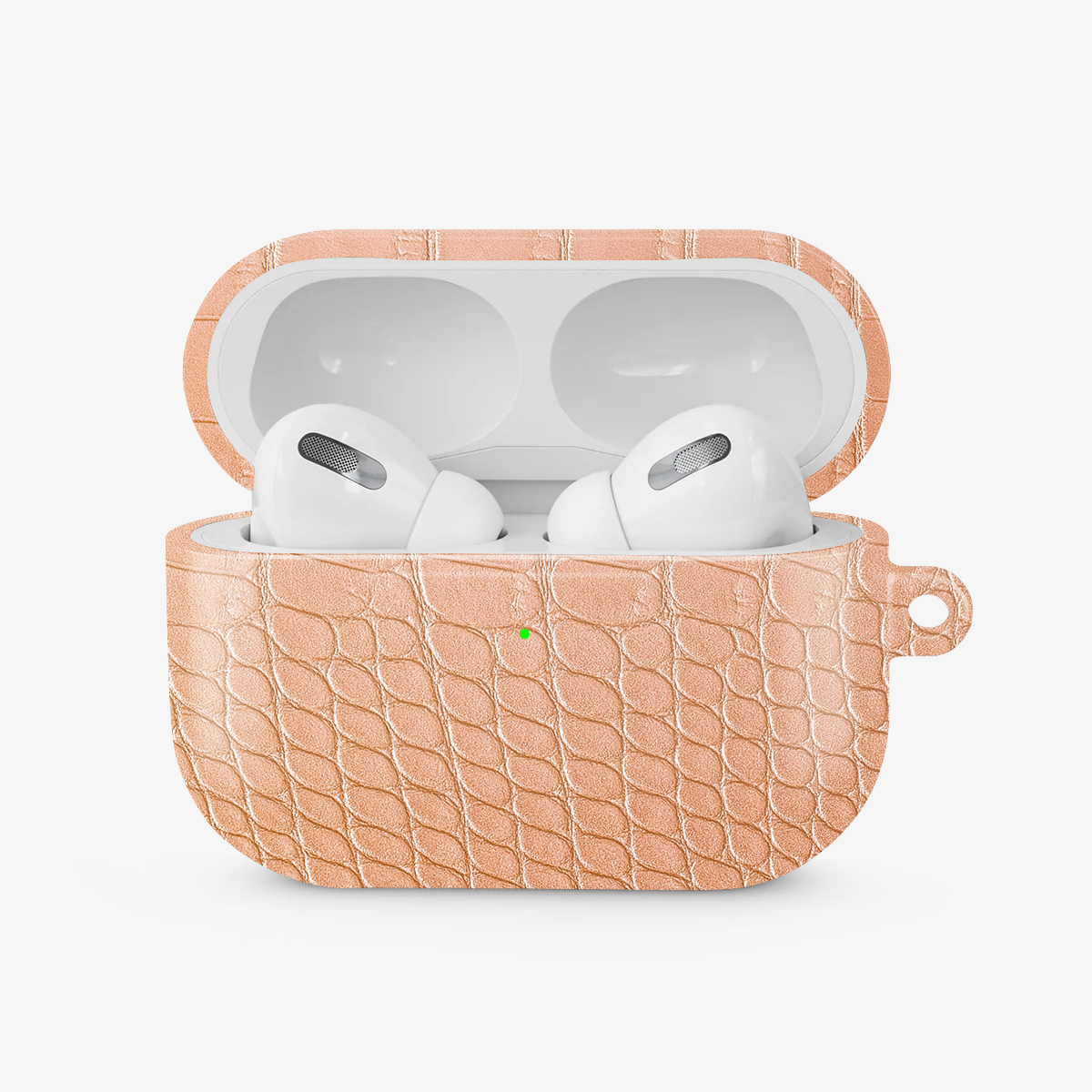Pink Croco Airpods Case