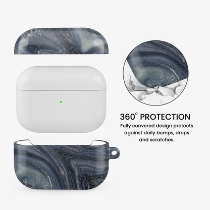 Navy Trench Airpods Case